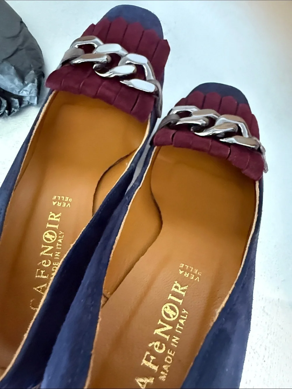 CAFÈ NOIR Suede Loafers
